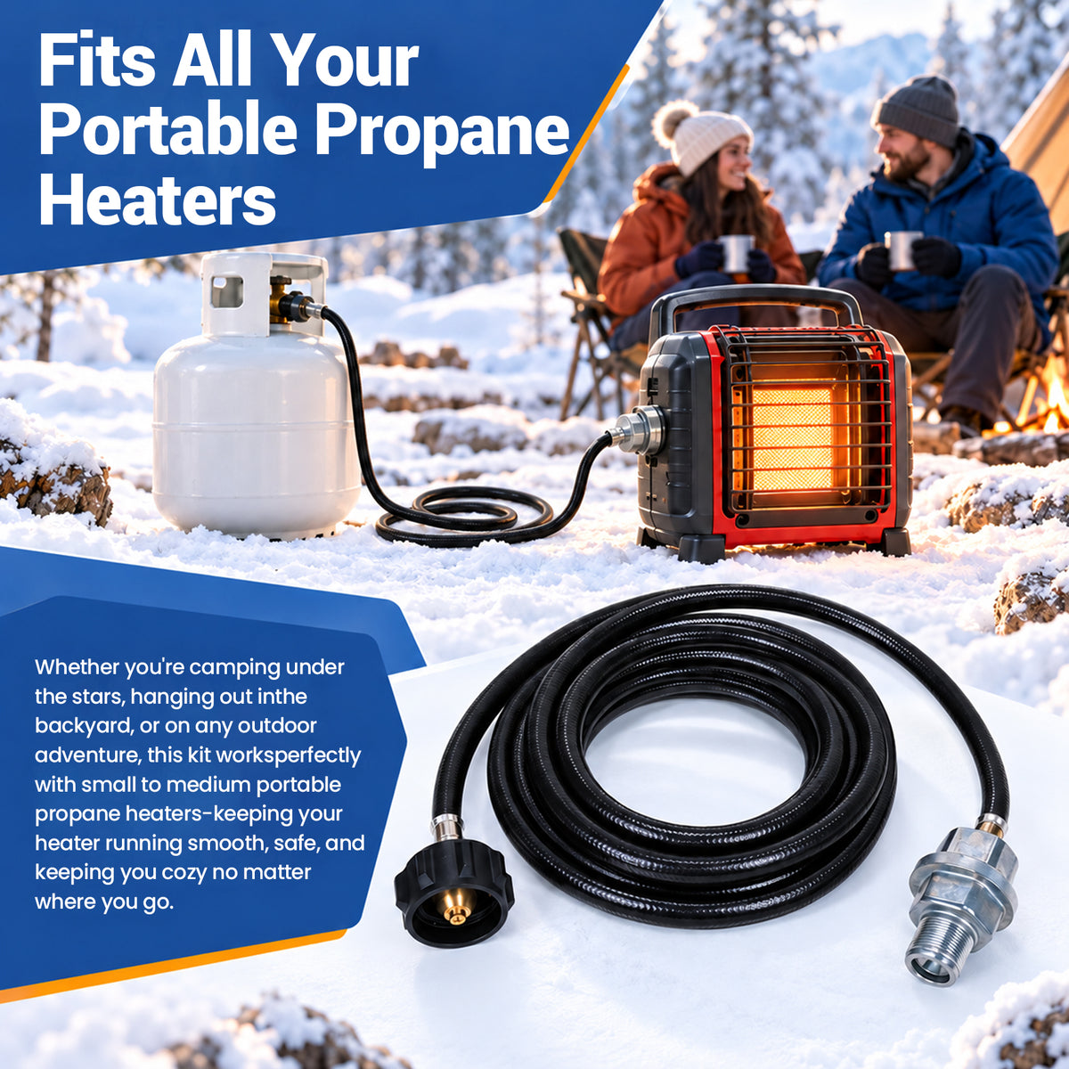 XWYXSTG 12FT F273699 Propane Fuel Filter with Hose, CSA Certified