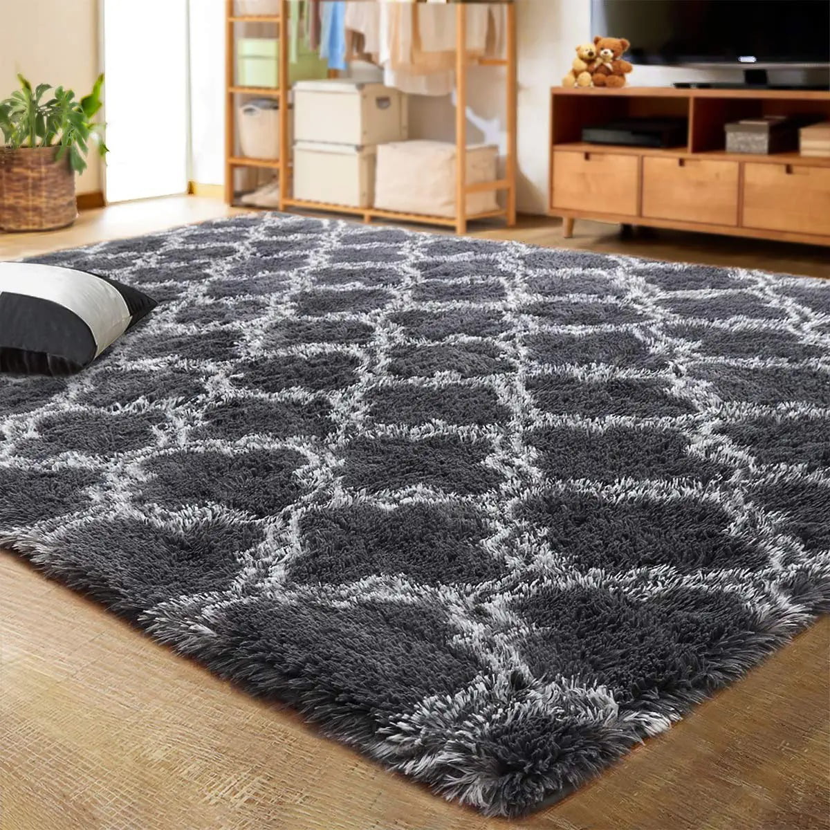 Bedroom rugs, Luxury wool area rugs, Modern indoor plush rugs, Area rugs soft and comfortable