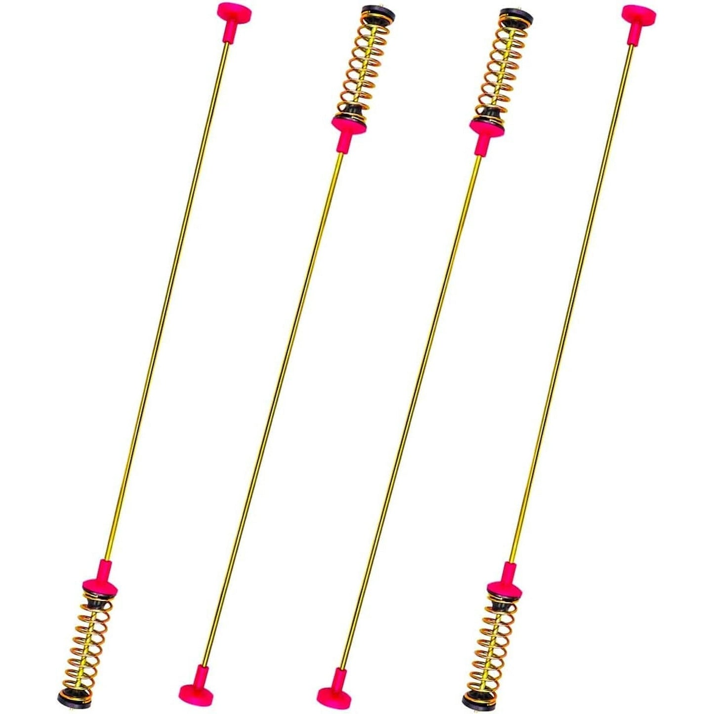 DC97-16350U Washer Suspension Rods and Spring Assembly 4 Pack,Replace DC97-05280W DC97-16350D DC97-16350K,Compatible with Samsung WA50R5200AW/US WA50R5400AW/US Washer,OEM Standard Quality,10 Year War