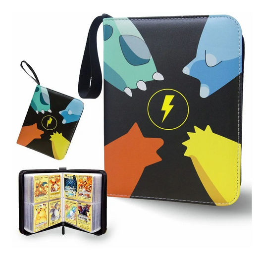 ACEUR Trading Card Binder with 400 Side Loading Pockets,4 Pocket Trading Card Album Folder for TGC,MTG, Baseball Cards, Yugioh