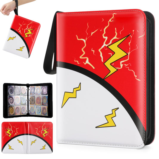 9 Pocket Card Binder,720 Double Sided Pocket PU Collection Binder,Waterproof Trading Card Album Holder,Zip Card Folder for YuGiOh, MTC, TCG, Game Cards & Sports Cards