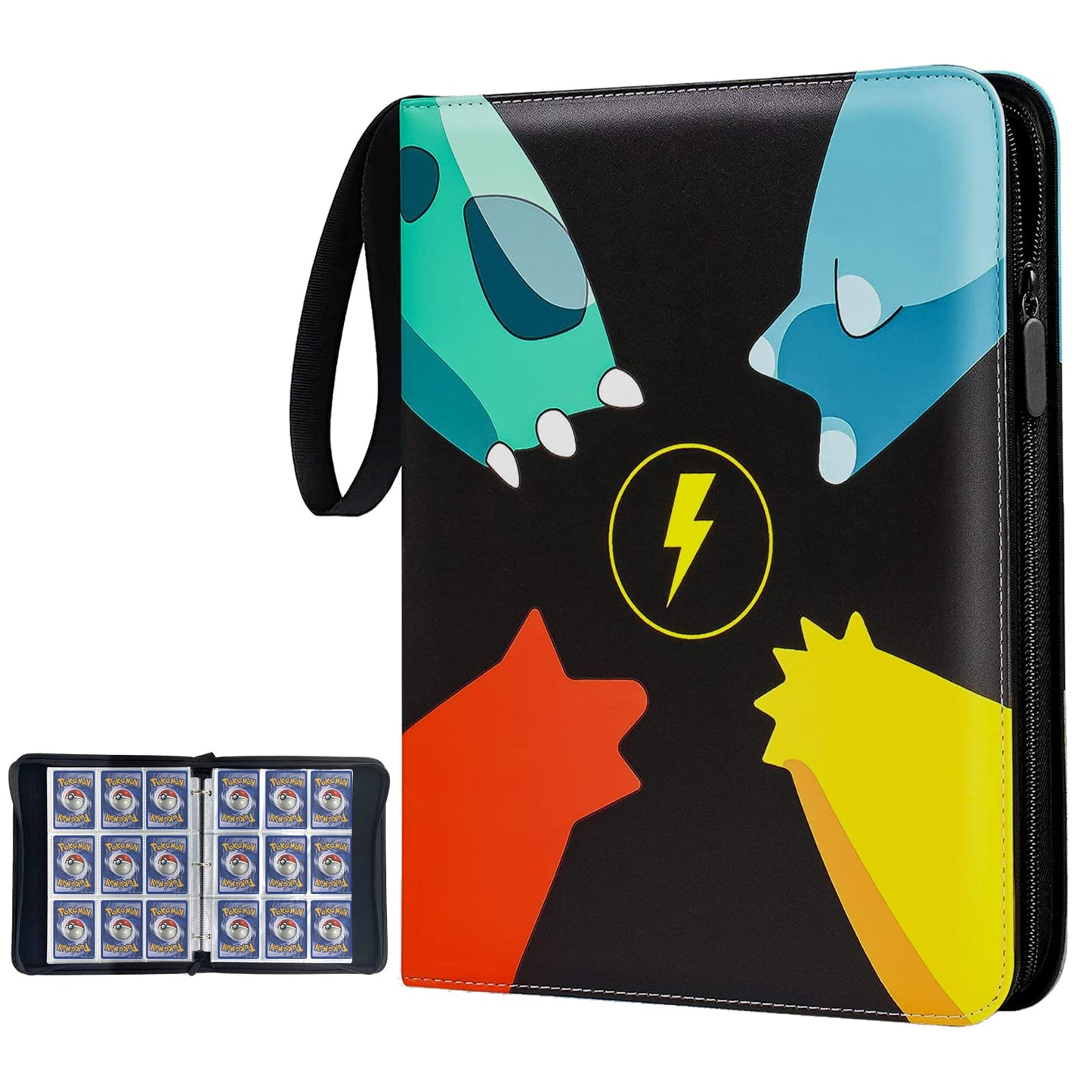 ACEUR Trading Card Binder with 720 Side Loading Pockets,9 Pocket Trading Card Album Folder for TGC,MTG, Baseball Cards, Yugioh