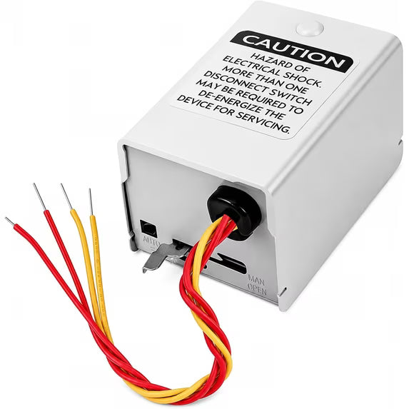 ZGRAO 40003916-026 Zone Valve Powerhead, 24V 4 Wire Normally Closed Actuator, Compatible with V8043E1012, Replaces 40004850-001