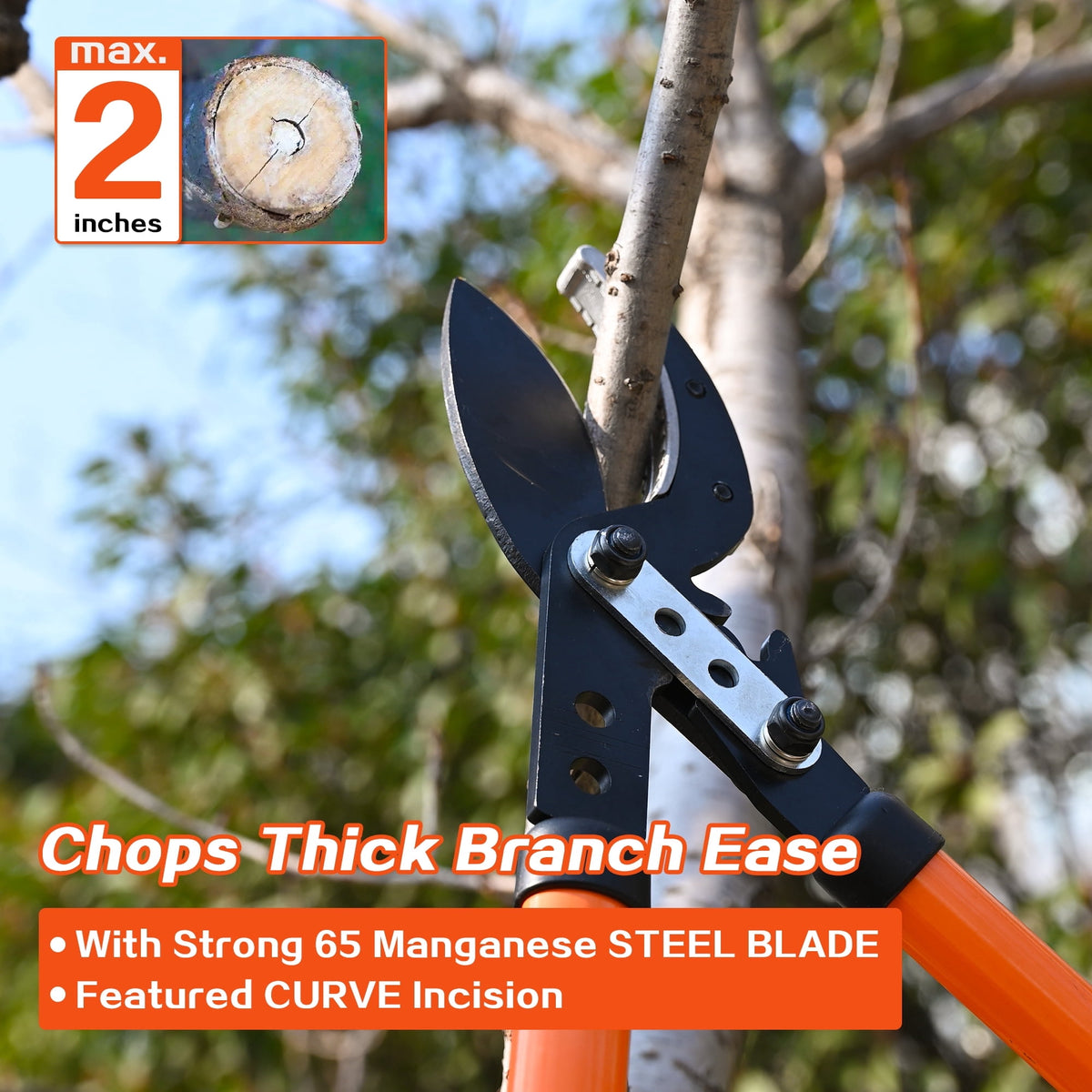 XWYXSTG 4PCS Lopper Hedge Clippers Pruners&Hand Saw,Heavy Duty Branch Cutter with Compound Action, Professional Branch Cutter Tree Trimmer for Indoor & Outdoor Gardening