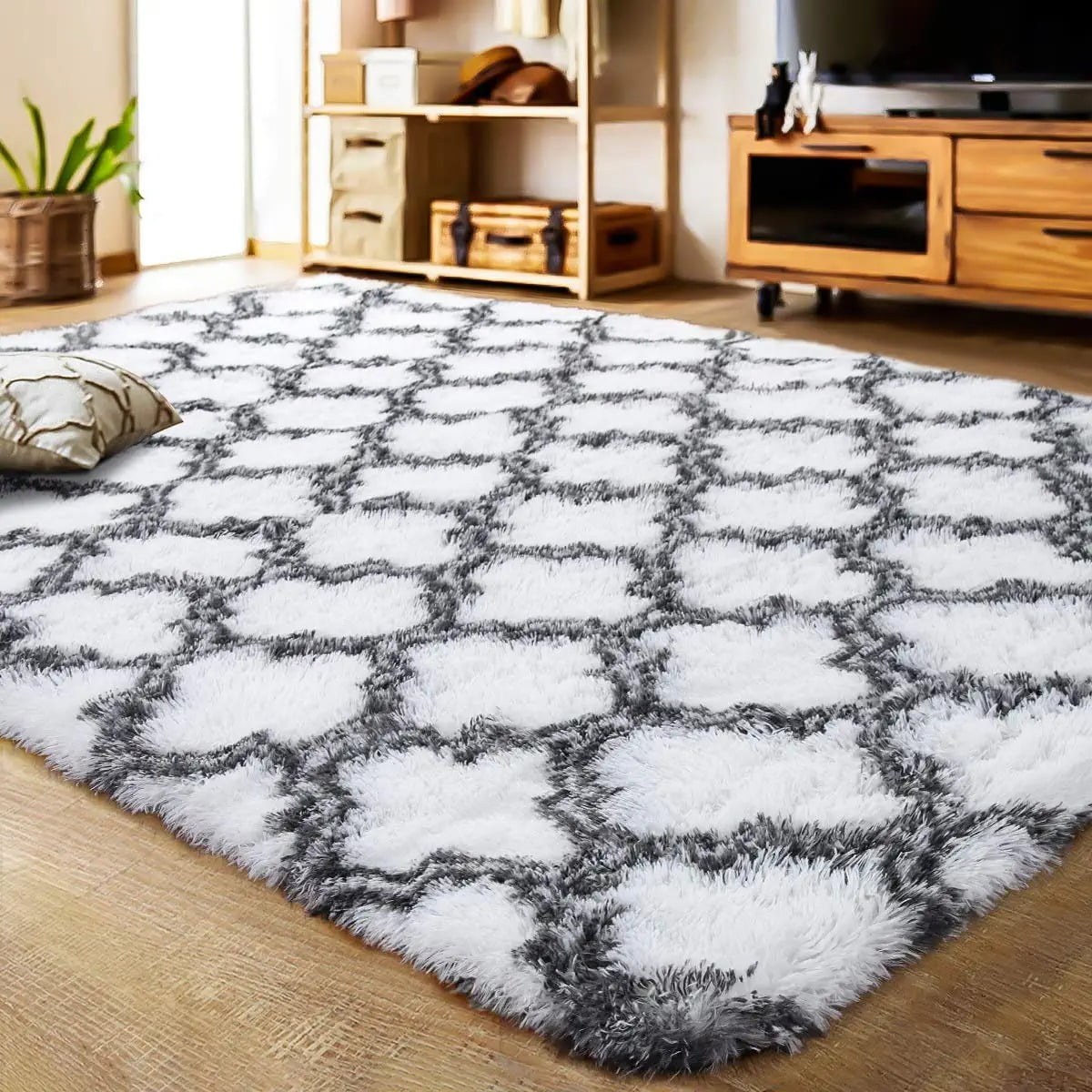 Bedroom rugs, Luxury wool area rugs, Modern indoor plush rugs, Area rugs soft and comfortable