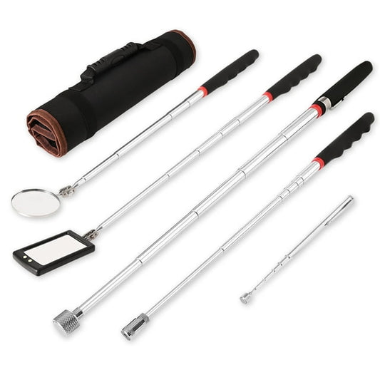 MONST Telescoping Magnetic Pickup Tool Set- Extendable Magnet Flashlight with Inspection Mirror,Gifts for Men or Women,Him Dad,Husband Father,Mechanic Handyman,Truck Driver