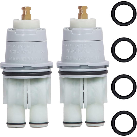 RP46074 Shower Valve Cartridge Repair Assembly Compatible for Delta Shower and Tub 13/14 Series Faucet,Single-Handle Universal Valve Cartridge Repair Kit-2 Pcs