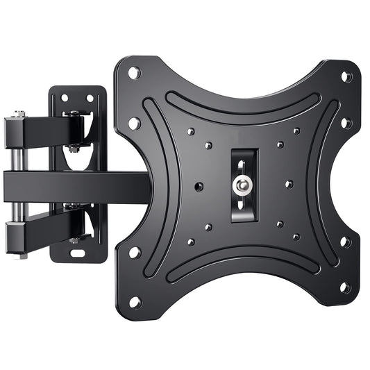 Tilt Swivel TV Wall Mount,Corner TV Bracket for 13-43" TVs,16.54" Extended Arm,Mounting hole distance 75mm to 200mm,50 lbs Capacity
