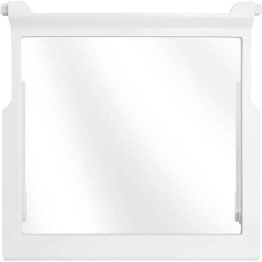 ZGRAO WPW10276341 Refrigerator Glass Shelf Assembly Compatible With Whirlpool, Kenmore, Maytag Refrigerator Shelf Replacement - Replaces AP6018409, W10276341, 1566982