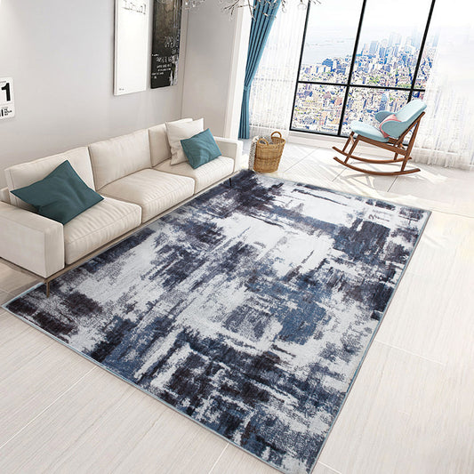 5'x7' Area Rugs, Rubber Backing Washable Carpet，Home Decor Modern Area Rug for Living Room,Gray