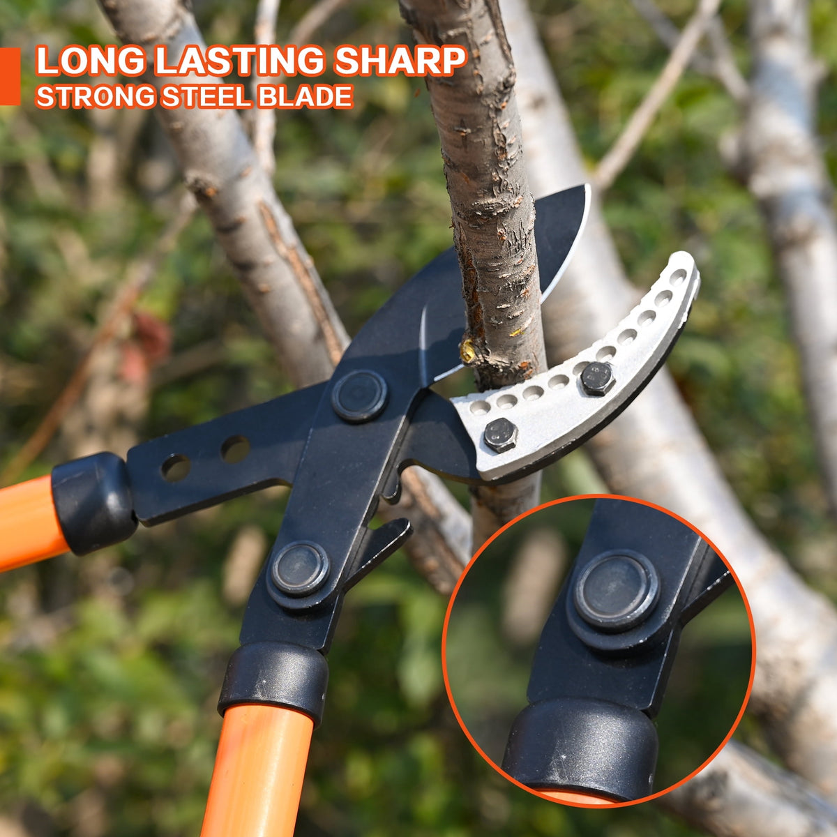 XWYXSTG 4PCS Lopper Hedge Clippers Pruners&Hand Saw,Heavy Duty Branch Cutter with Compound Action, Professional Branch Cutter Tree Trimmer for Indoor & Outdoor Gardening